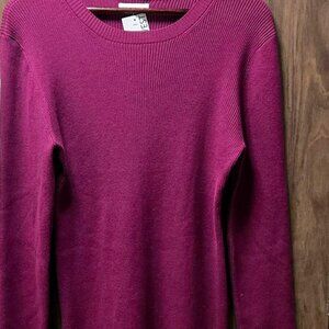 NWT Purple Nine West sweater dress
